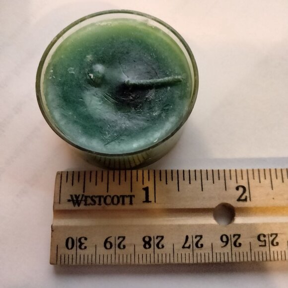 Lamplight Farms Green Candles Tealight Lot 11 - Picture 3 of 4